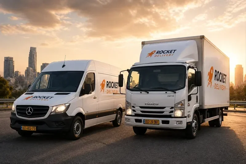 משאית מקצועית להובלות גדולות וכבדות בכל ישראל